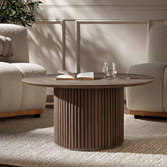 Maru Oval Coffee Table, Black