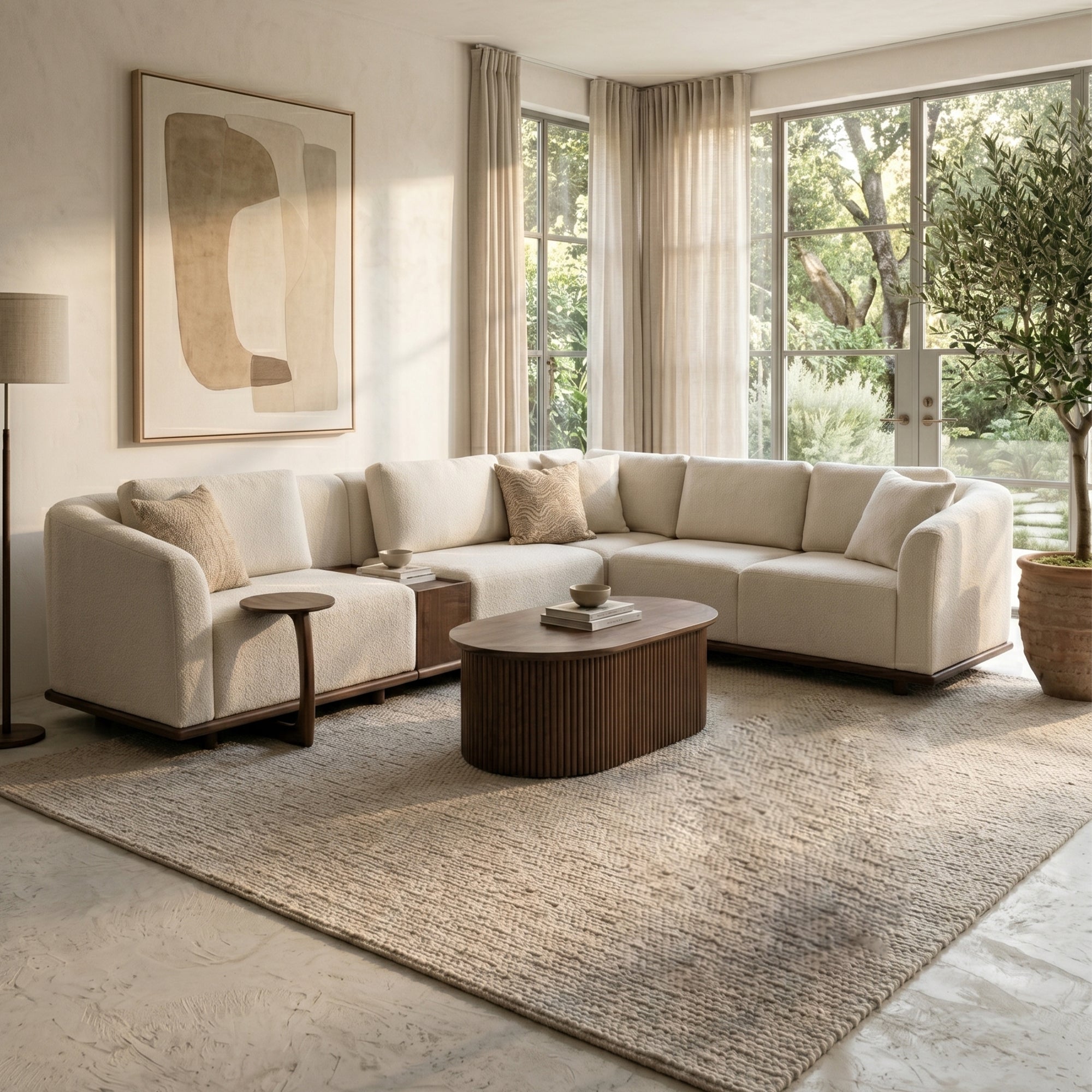 Zuha L-Shape Sofa