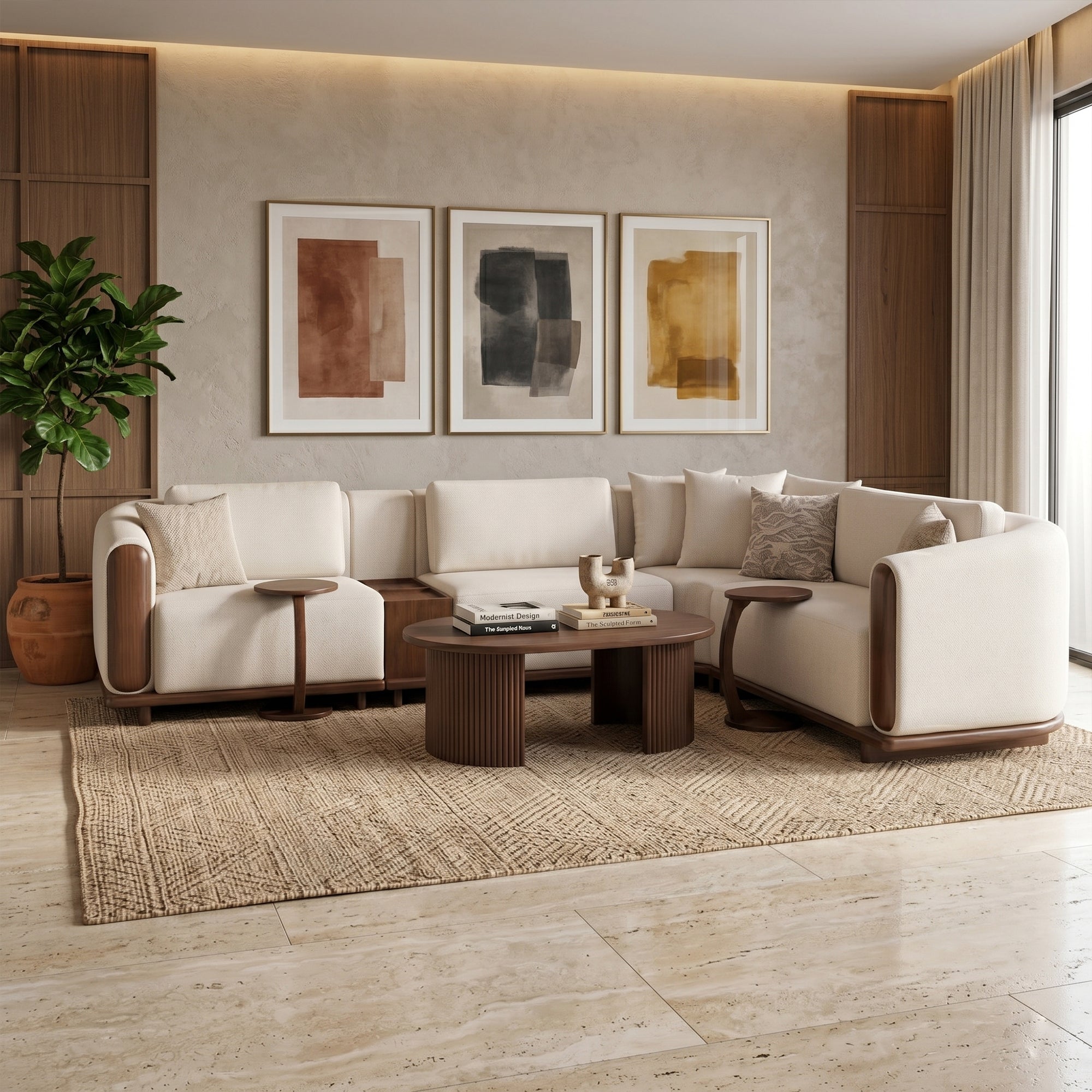 Zuha L-Shape Sofa