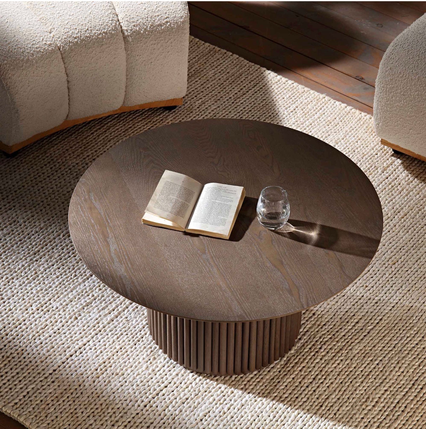 Maru Oval Coffee Table, Black