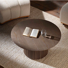 Maru Oval Coffee Table, Black