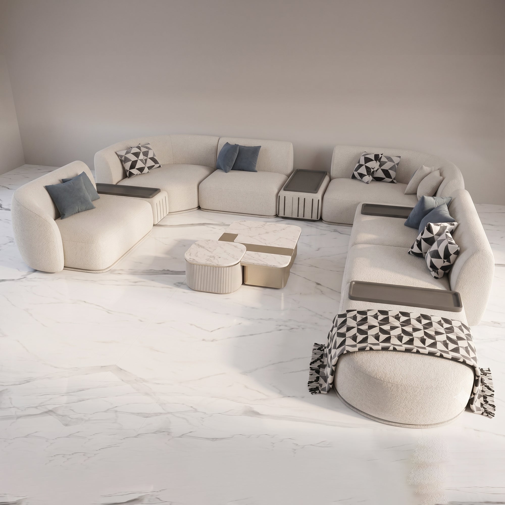 Lena U-Shape Sofa
