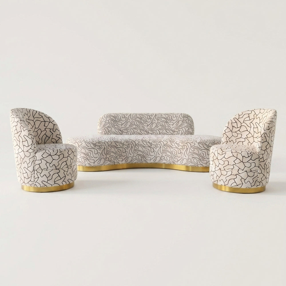 Virelle Luxe 3-Piece Sofa Set
