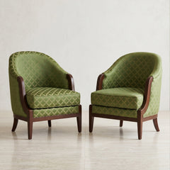 Hennai Green Arm Chair
