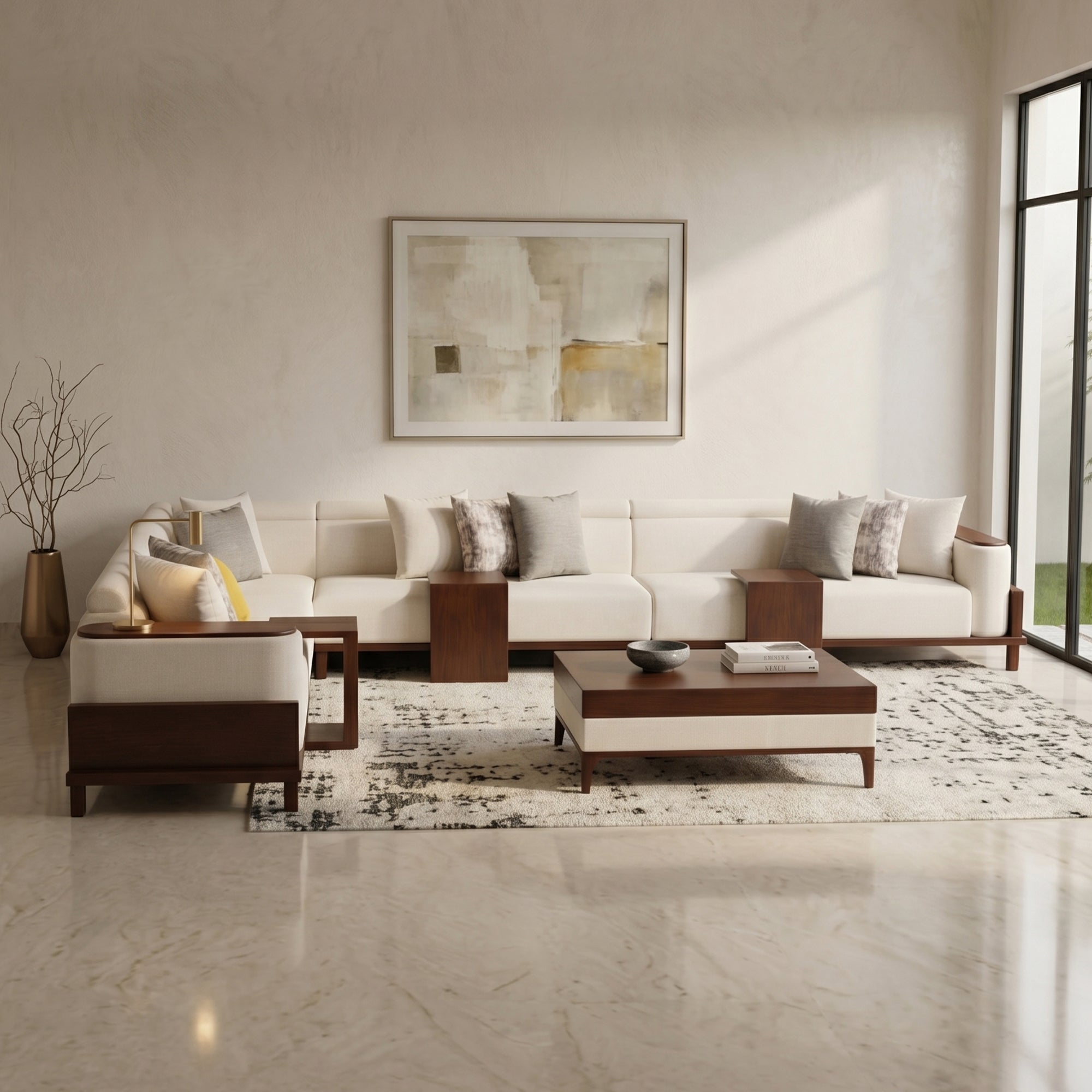 Lamra L-Shape Sofa