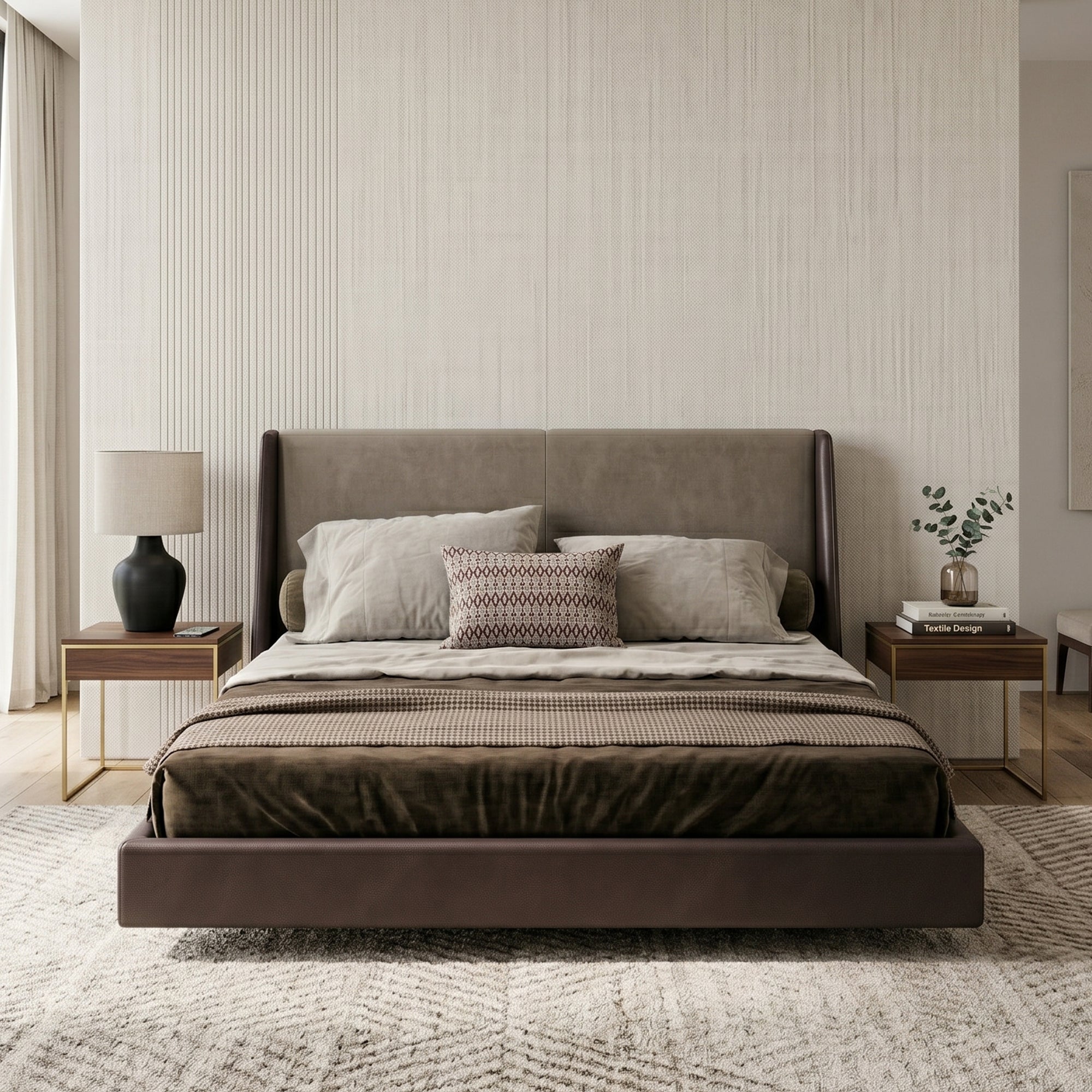 Layali Luxury Upholstered Bed