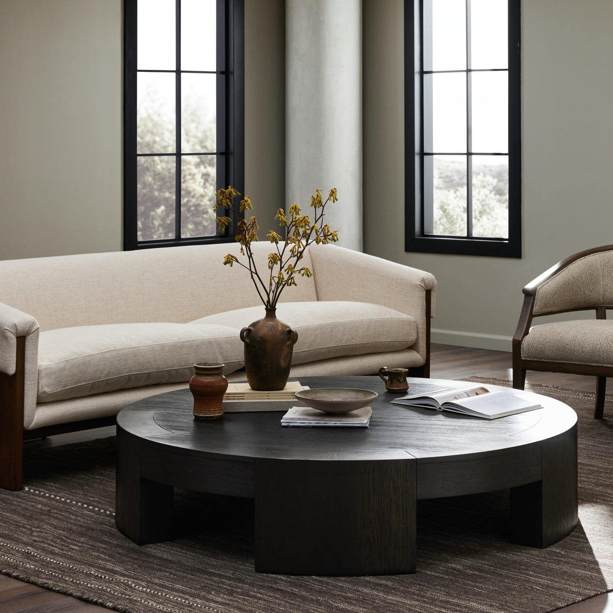 Sheffield Coffee Table-Large-Charcoal